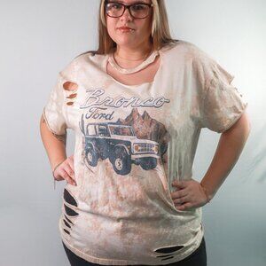 Distressed Bronco T-shirt
